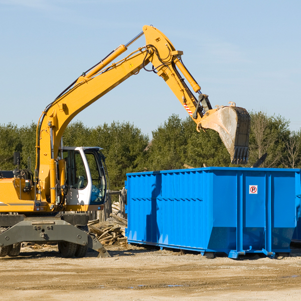 what size residential dumpster rentals are available in Chisago Lake Minnesota